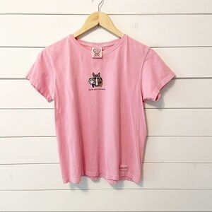 Life is Good | Pink Hold Your Houses T-Shirt Girls Size Large